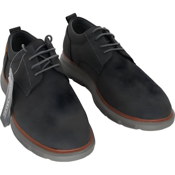 Aston Marc Eglon Oxford Casual Dress Grey Men's US 9M - Picture 1 of 6